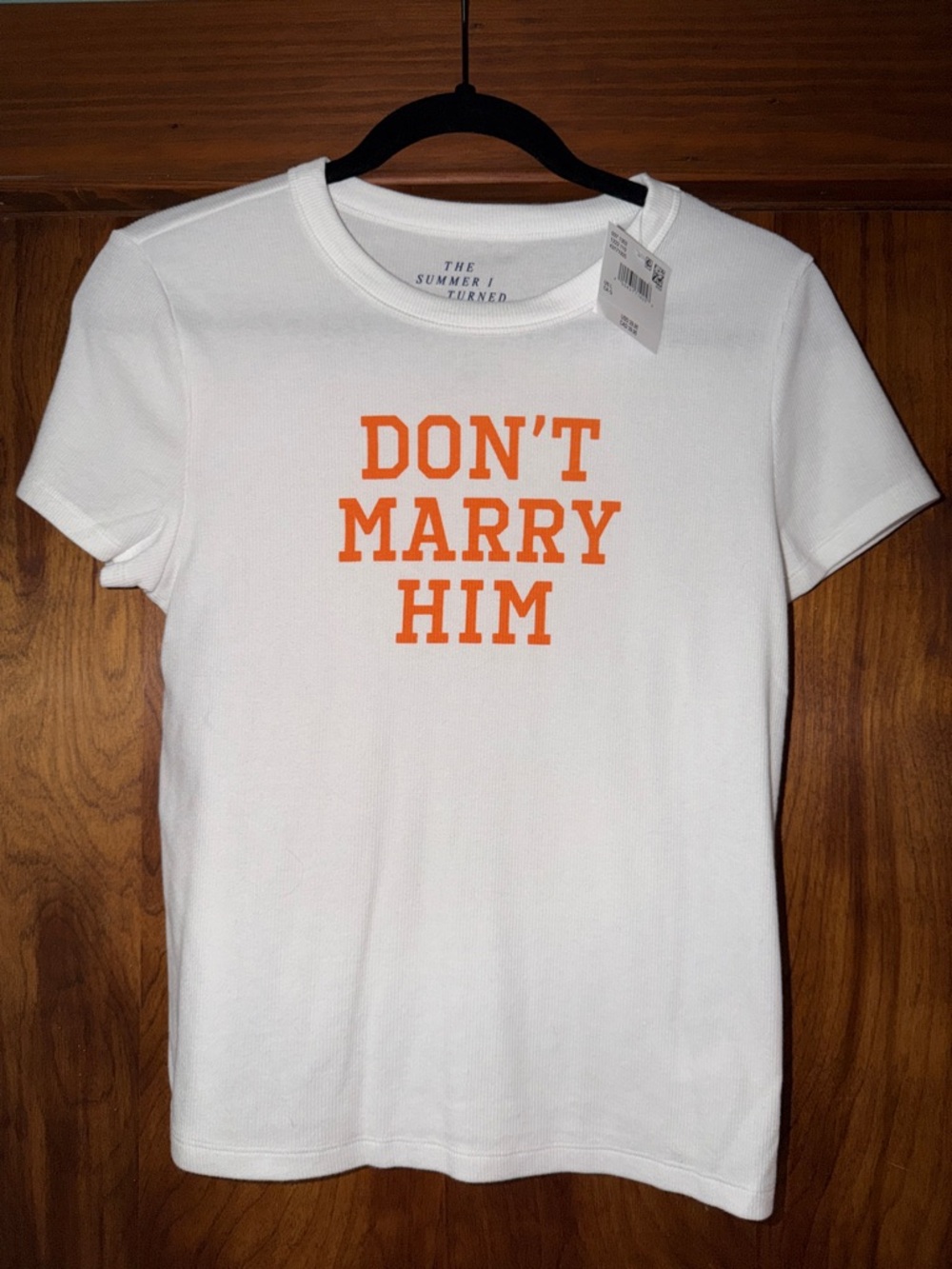 American Eagle x The Summer I Turned Pretty DON’T MARRY HIM tee NWT large